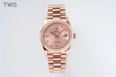 ROLEX Rose Gold Day-date Replica Automatic Movement High Quality Steel 36mm Watch